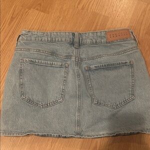 PacSun Light Blue Denim Mini Skirt